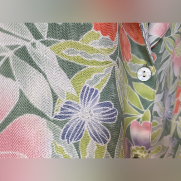 Floral button down short sleeve shirt - Picture 9 of 13